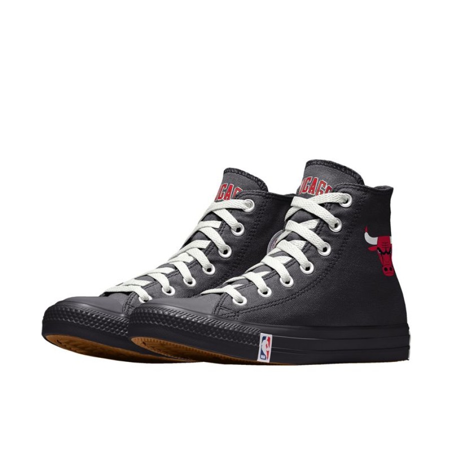 Mujer Converse Corte Alto | Custom Chuck Taylor All Star NBA By You - Chicago Bulls