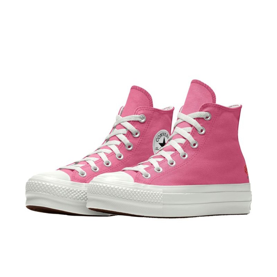 Mujer Converse Corte Alto | Custom Chuck Taylor All Star Lift Platform Embroidery By You