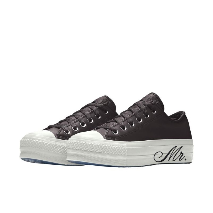 Mujer Converse Corte Bajo | Custom Chuck Taylor All Star Lift Platform Premium Wedding By You