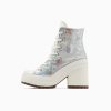 Mujer Converse Plataformas | Chuck 70 De Luxe Heel Metallic