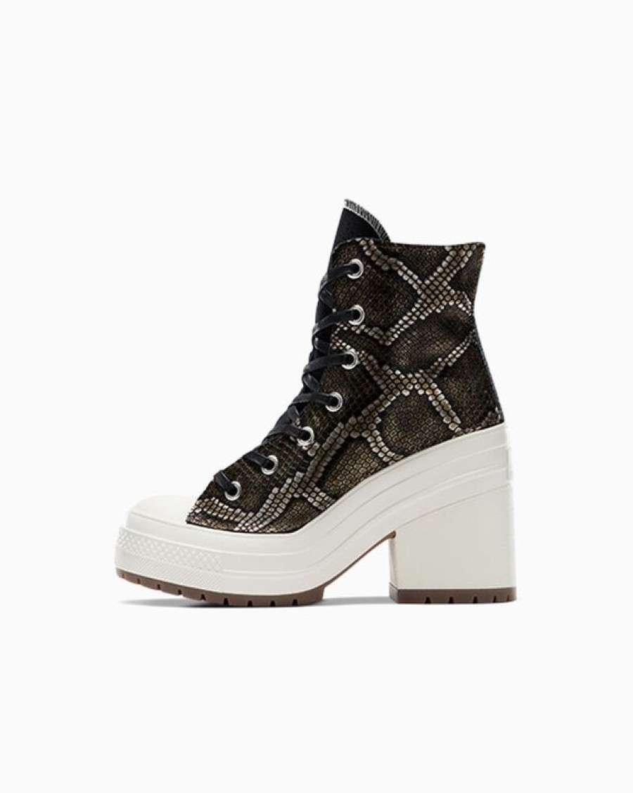 Mujer Converse Plataformas | Chuck 70 De Luxe Heel Snakeskin