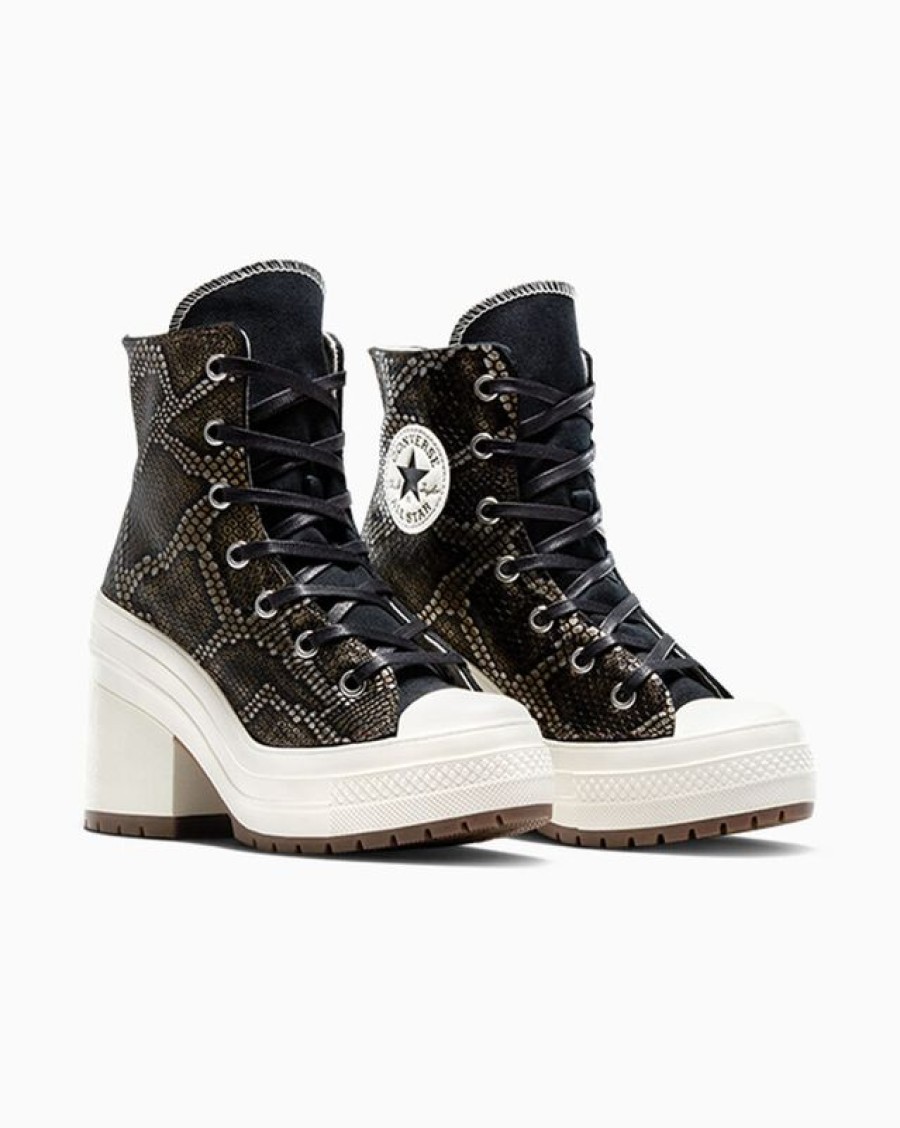 Mujer Converse Plataformas | Chuck 70 De Luxe Heel Snakeskin