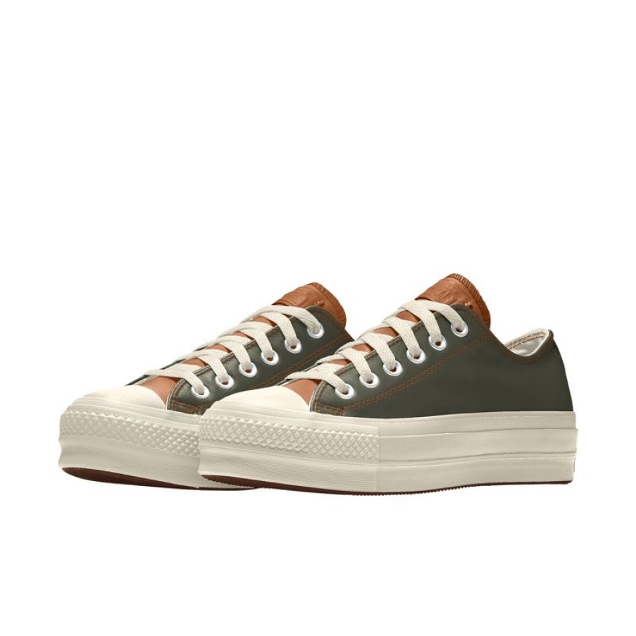 Hombre Converse Corte Bajo | Custom Chuck Taylor All Star Lift Platform Leather By You