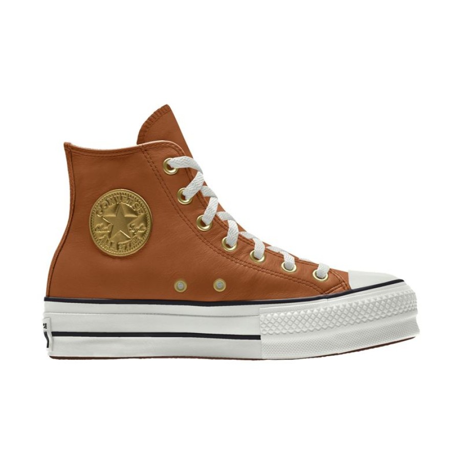 Mujer Converse Corte Alto | Custom Chuck Taylor All Star Lift Platform Leather By You