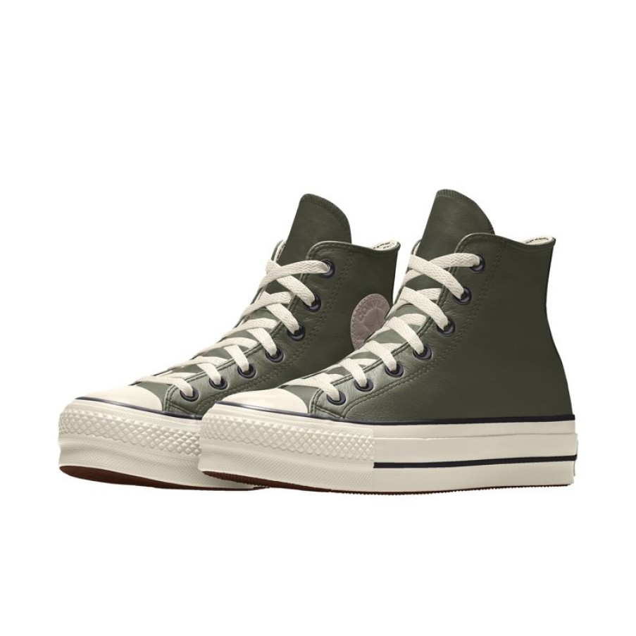 Mujer Converse Chuck Cl Sicas | Custom Chuck Taylor All Star Lift Platform Leather By You