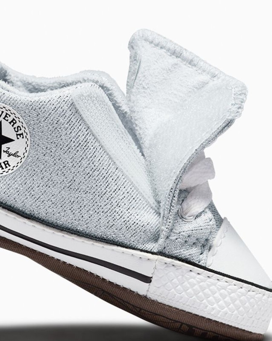 Ninos Converse Corte Bajo | Chuck Taylor All Star Cribster Easy-On Sparkle Party