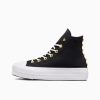 Mujer Converse Plataformas | Chuck Taylor All Star Lift Platform Star Studded