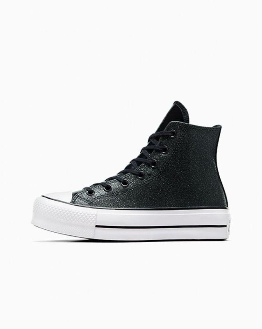 Mujer Converse Corte Alto | Chuck Taylor All Star Lift Platform Sparkle Party