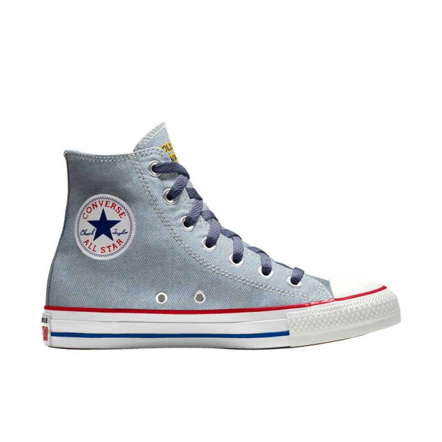 Hombre Converse Corte Alto | Custom Chuck Taylor All Star Nba By You - Gold State Warriors