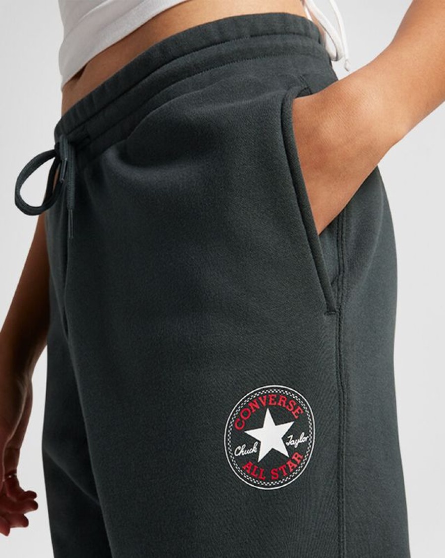 Hombre Converse Pantalones Largos Y Cortos | Converse Go-To All Star Patch Standard-Fit Fleece Sweatpants