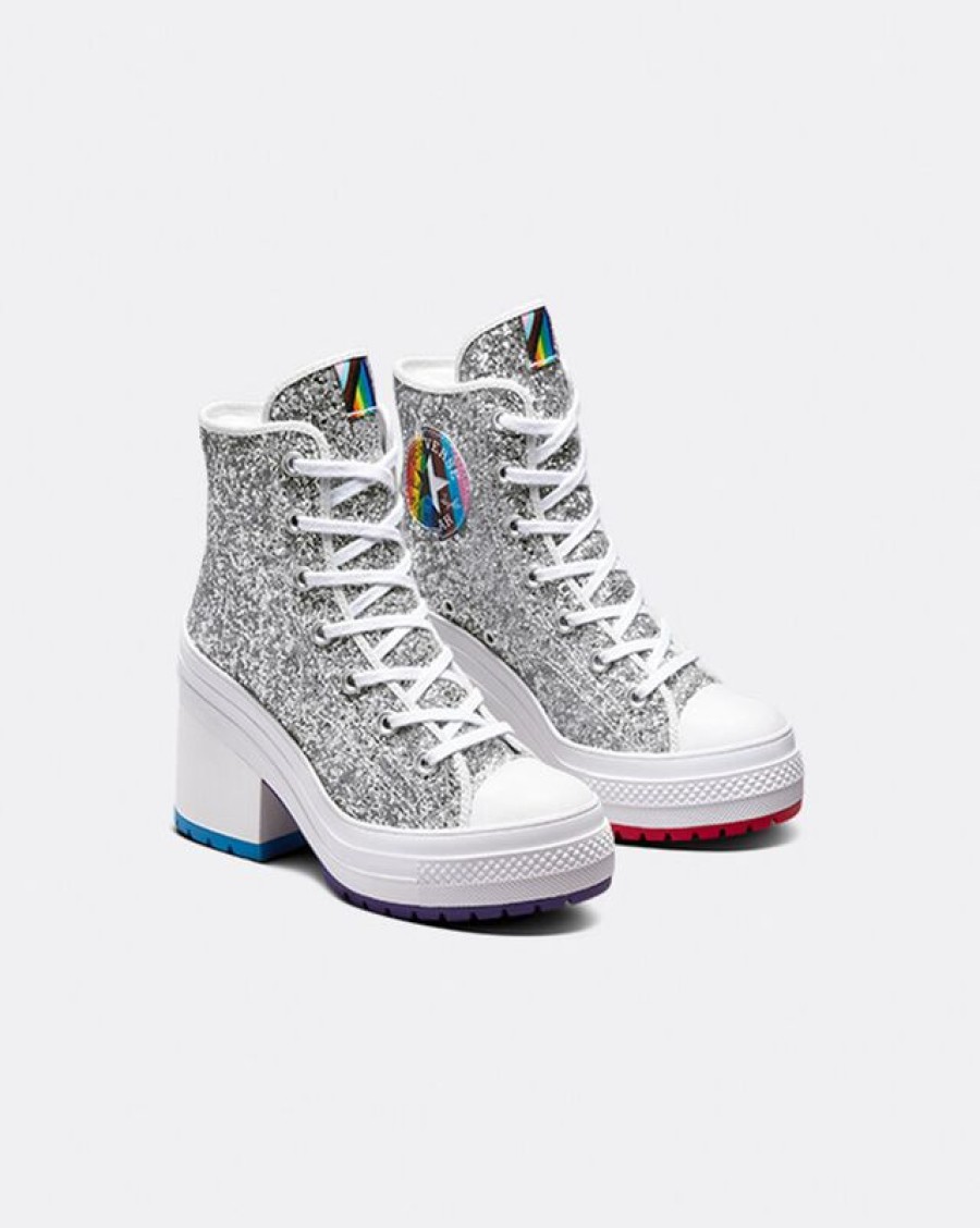 Mujer Converse Plataformas | Chuck 70 De Luxe Heel Pride