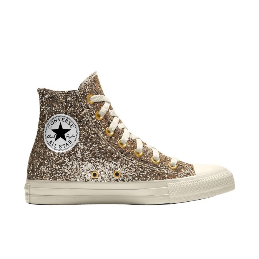 Hombre Converse Corte Alto | Custom Chuck Taylor All Star Glitter By You