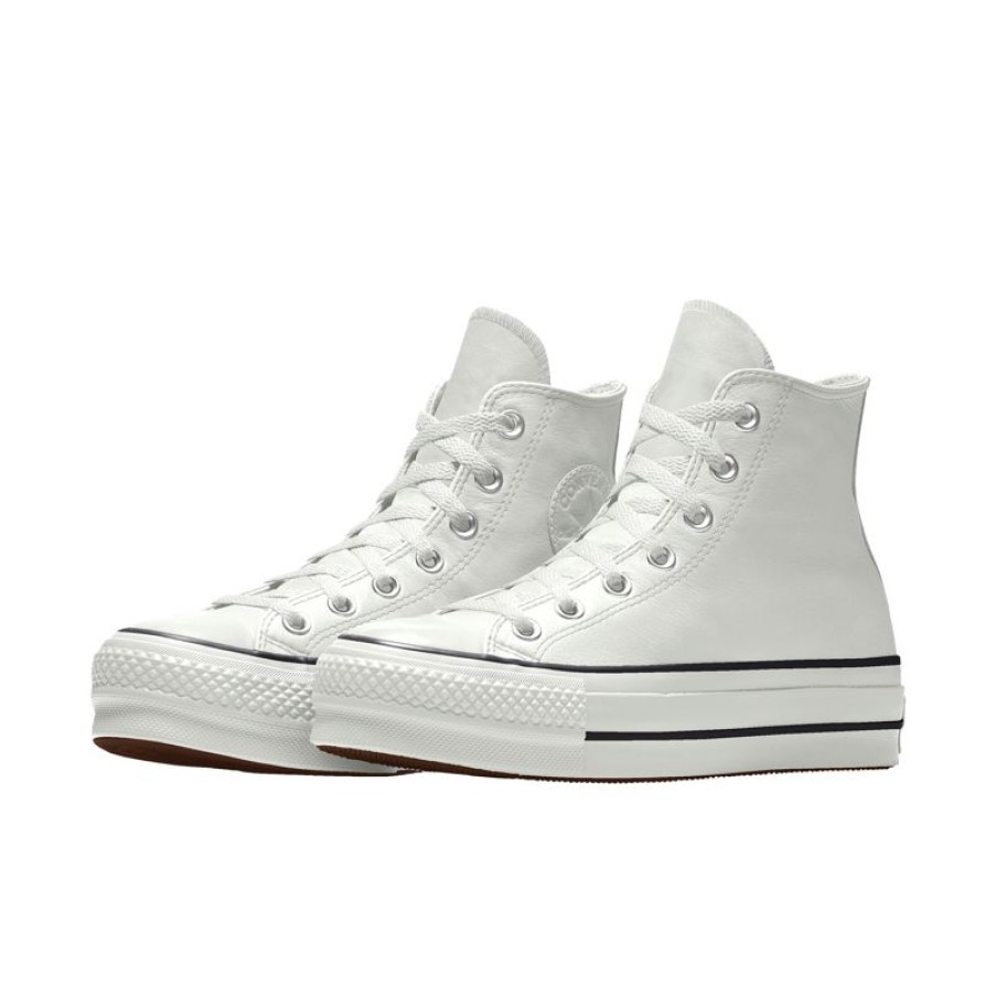 Hombre Converse Plataformas | Custom Chuck Taylor All Star Lift Platform Leather By You