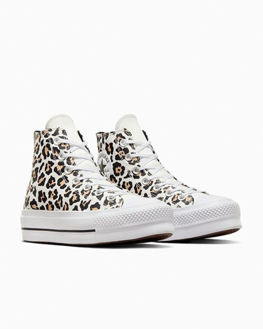 Mujer Converse Plataformas | Chuck Taylor All Star Lift Platform Leopard