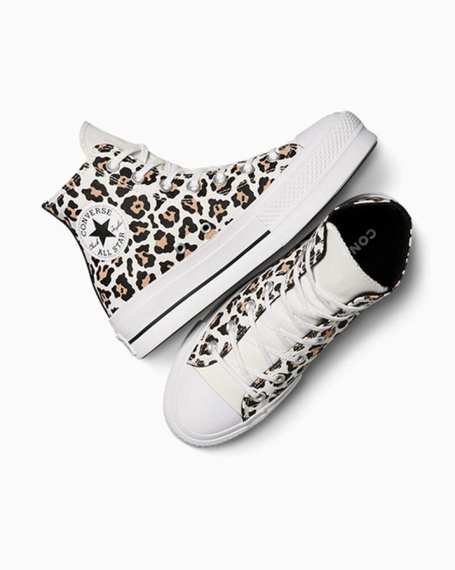 Mujer Converse Plataformas | Chuck Taylor All Star Lift Platform Leopard