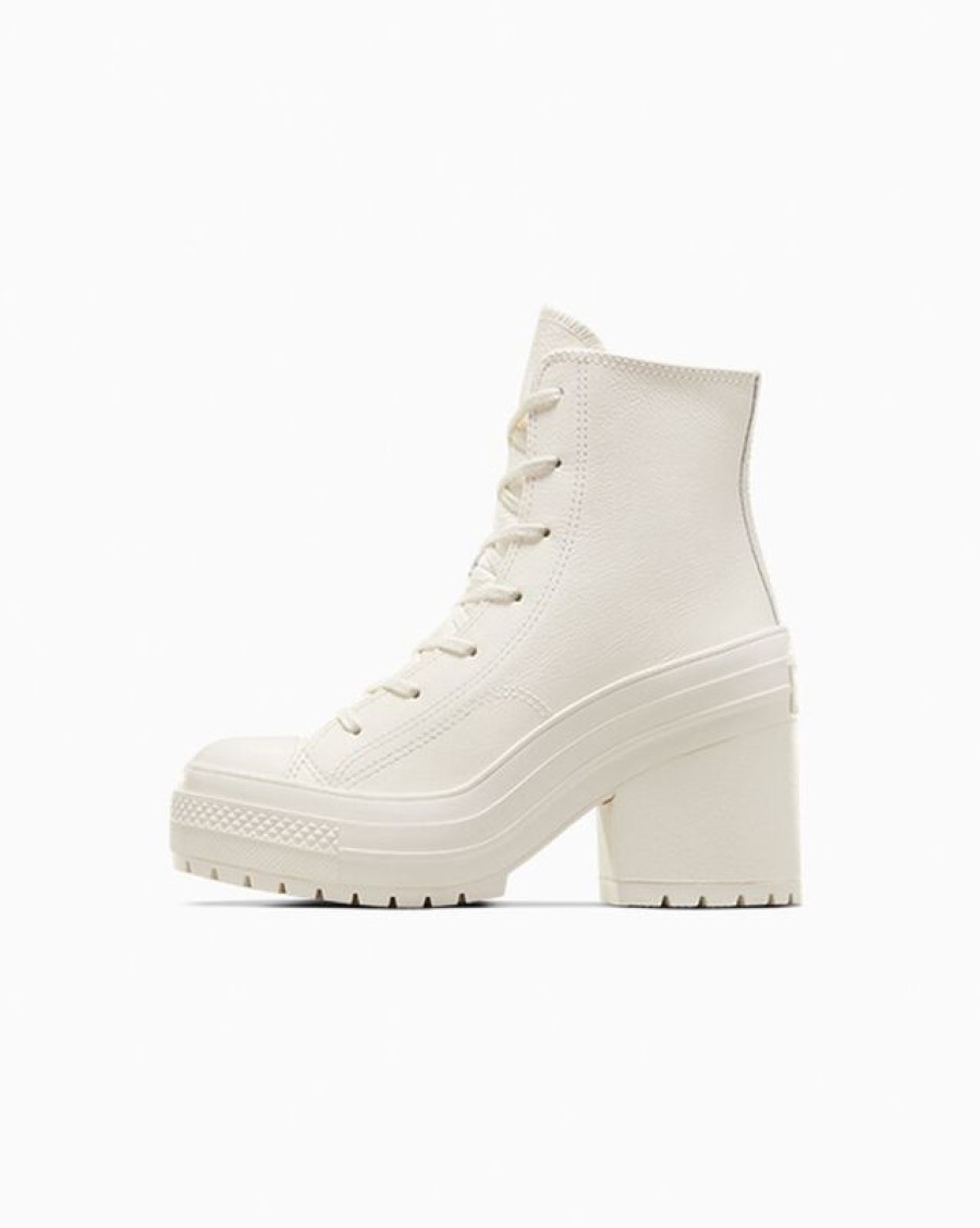 Mujer Converse Plataformas | Chuck 70 De Luxe Heel Leather