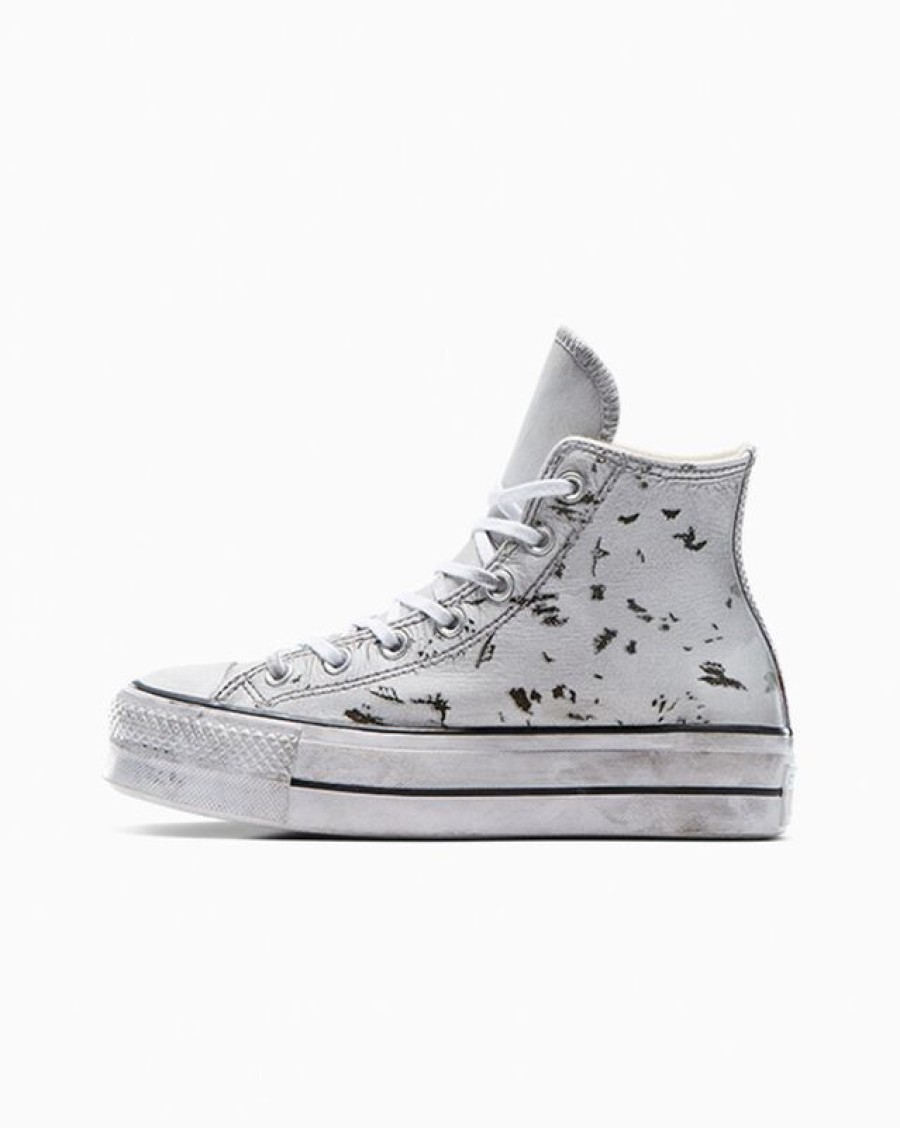 Mujer Converse Plataformas | Chuck Taylor All Star Lift Platform Laser Leather