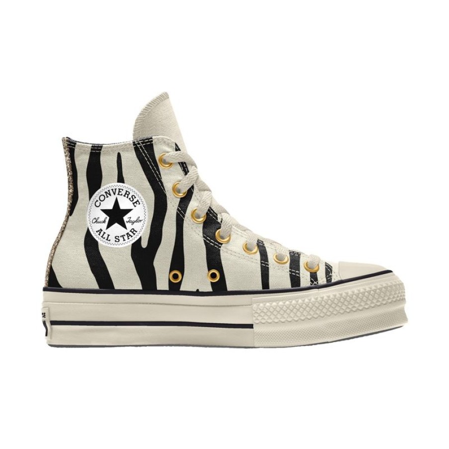 Mujer Converse Corte Alto | Custom Chuck Taylor All Star Lift Platform Glitter By You