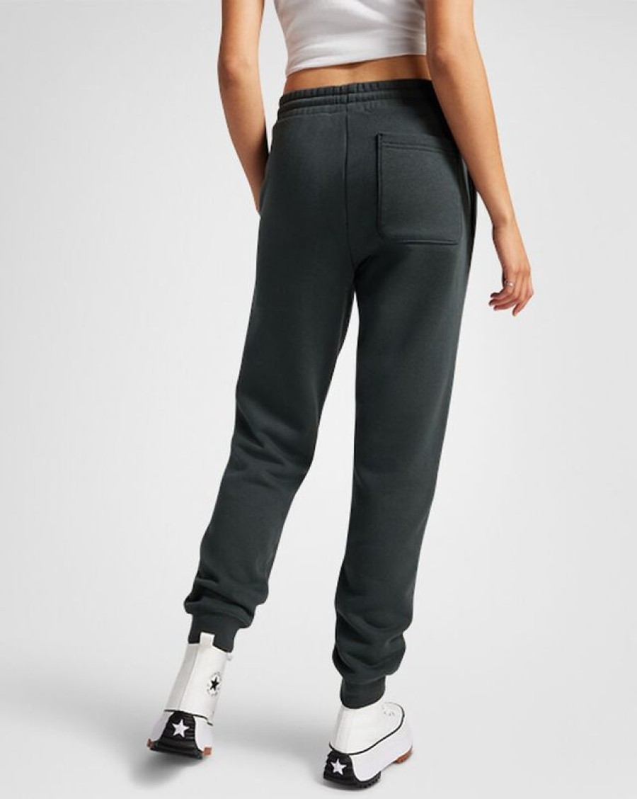 Mujer Converse Pantalones Largos Y Cortos | Converse Go-To All Star Patch Standard-Fit Fleece Sweatpants