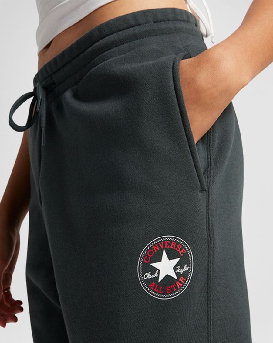 Mujer Converse Pantalones Largos Y Cortos | Converse Go-To All Star Patch Standard-Fit Fleece Sweatpants