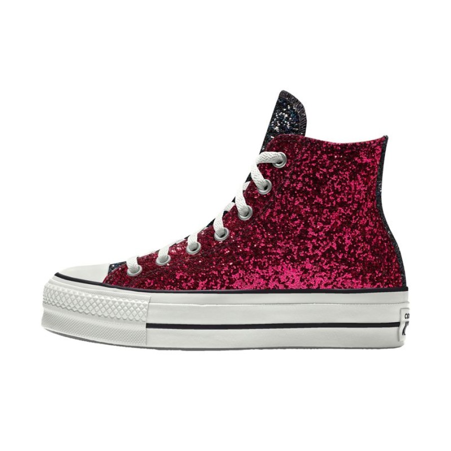 Mujer Converse Chuck Cl Sicas | Custom Chuck Taylor All Star Lift Platform Glitter By You