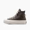 Mujer Converse Corte Alto | Chuck Taylor All Star Lift Platform Fleece-Lined Leather