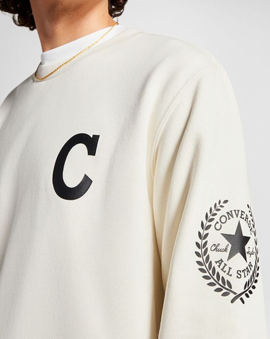 Hombre Converse Chaquetas Y Sudaderas | All Star Old School Crew