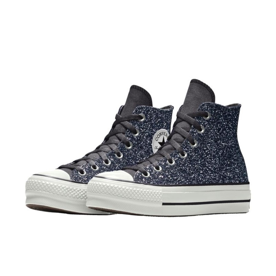 Mujer Converse Plataformas | Custom Chuck Taylor All Star Lift Platform Glitter By You