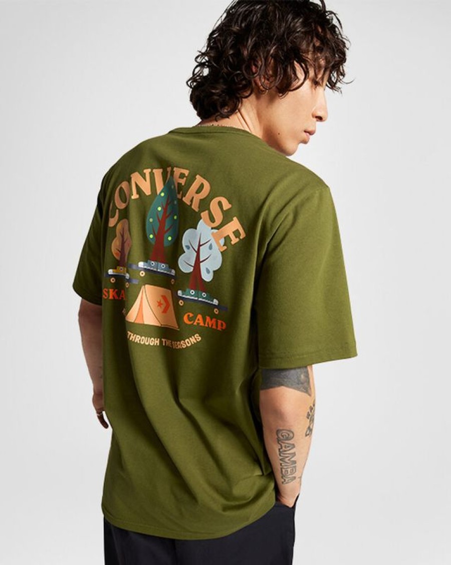 Hombre Converse Partes De Arriba Y Camisetas | All Star Tree T-Shirt