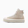 Mujer Converse Plataformas | Chuck Taylor All Star Lift Platform Faux Mohair