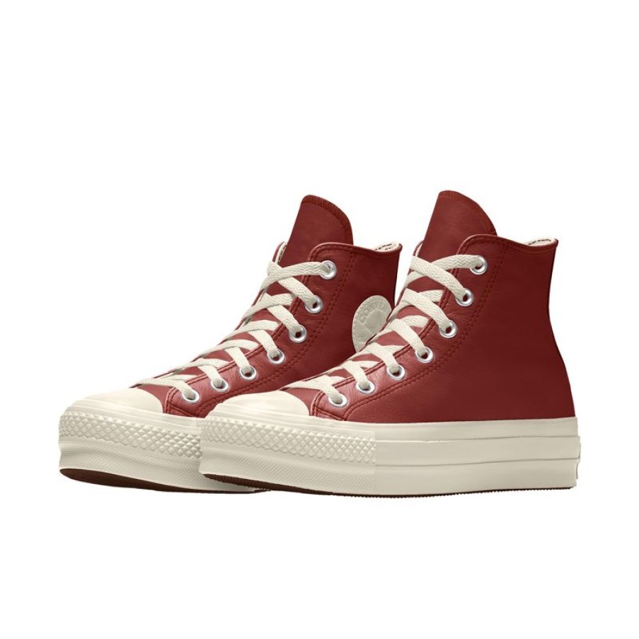 Mujer Converse Corte Bajo | Custom Chuck Taylor All Star Lift Platform Leather By You