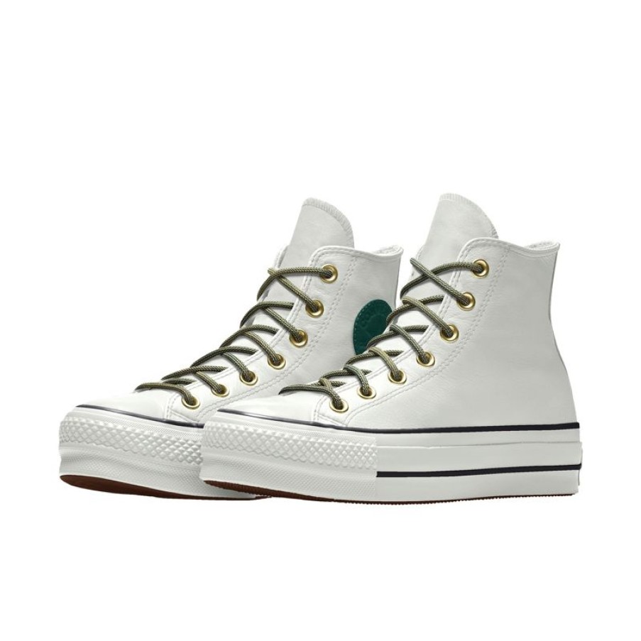 Mujer Converse Corte Alto | Custom Chuck Taylor All Star Lift Platform Leather By You