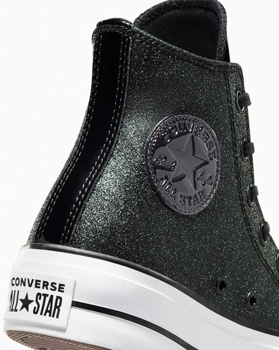 Mujer Converse Plataformas | Chuck Taylor All Star Lift Platform Sparkle Party