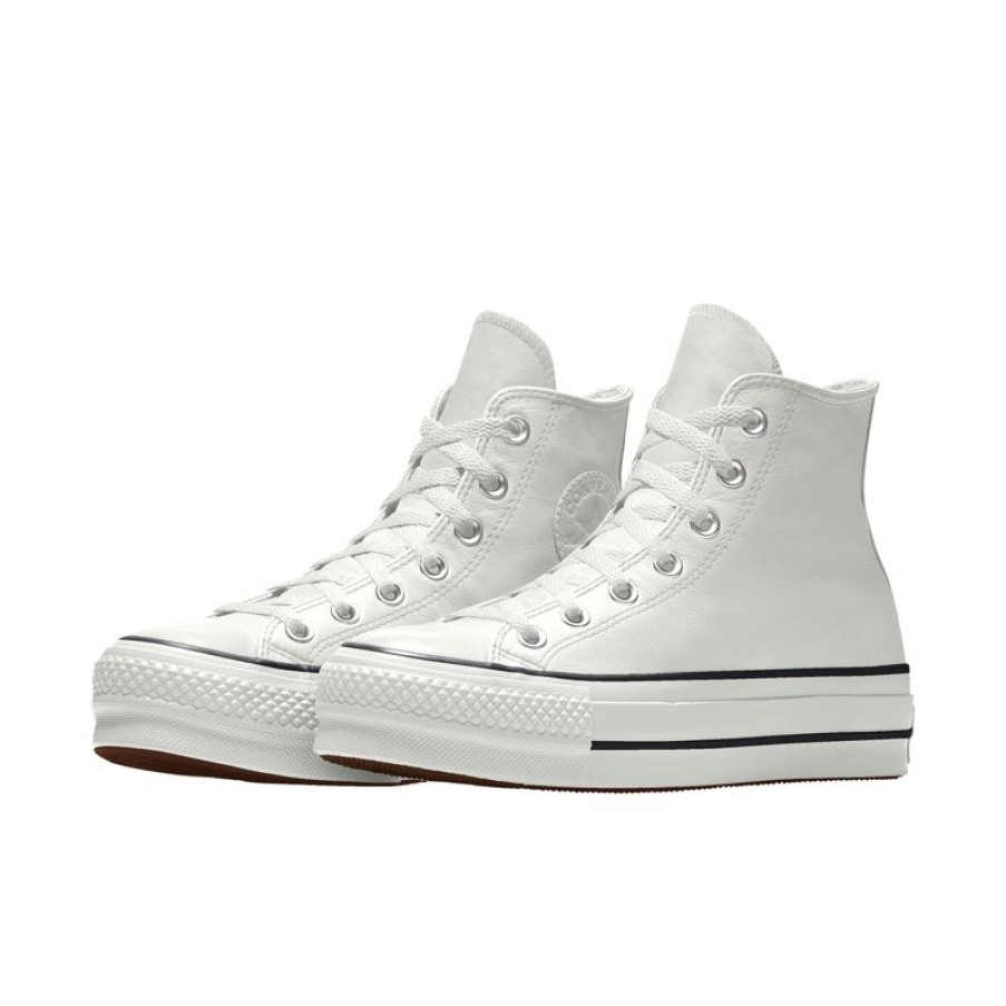 Mujer Converse Personalizar | Custom Chuck Taylor All Star Lift Platform Leather By You