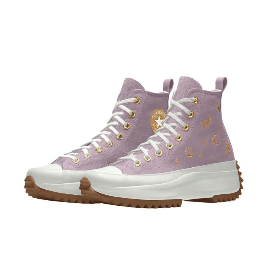 Mujer Converse Plataformas | Custom Run Star Hike Platform Embroidery By You