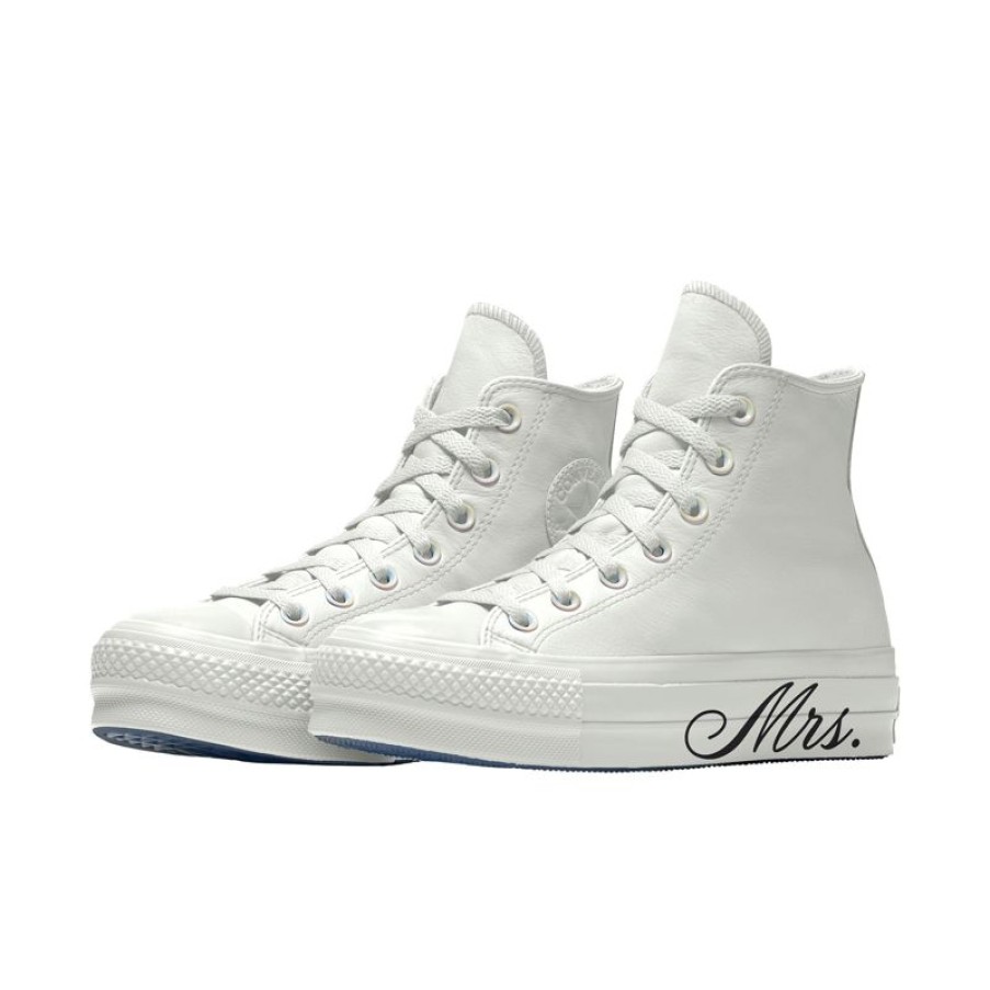 Mujer Converse Plataformas | Custom Chuck Taylor All Star Lift Platform Premium Wedding By You