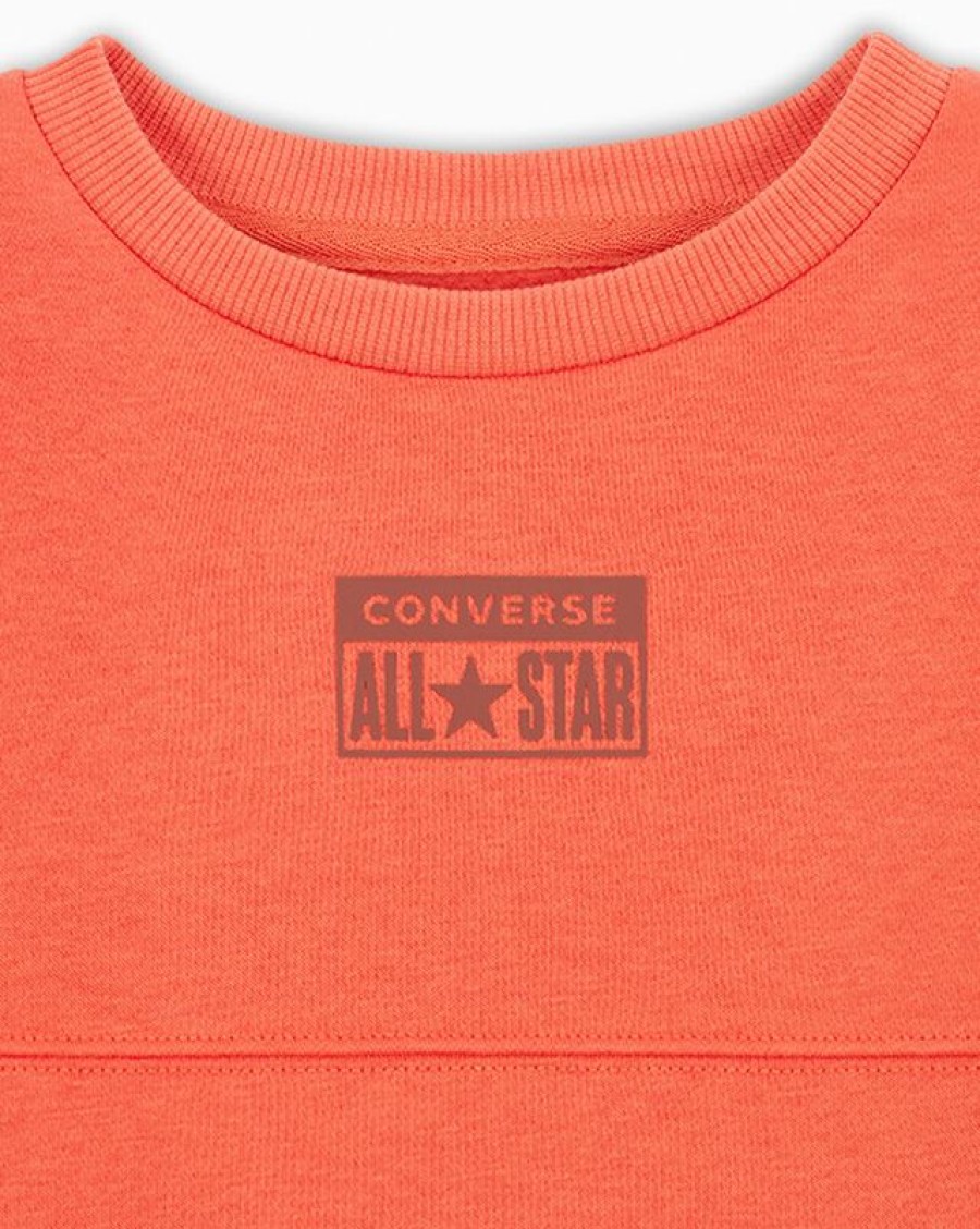 Ninos Converse Partes De Arriba Y Camisetas | Relaxed Fleece Crew