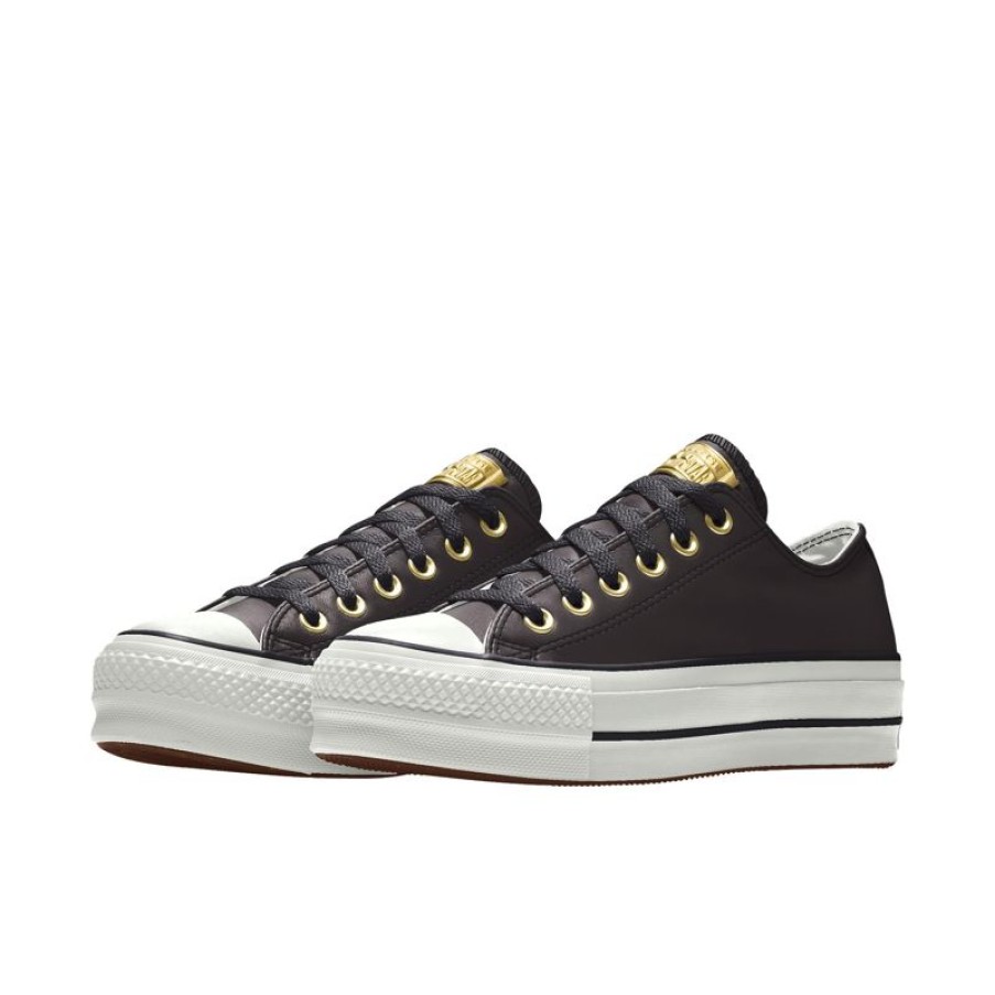 Mujer Converse Personalizar | Custom Chuck Taylor All Star Lift Platform Leather By You