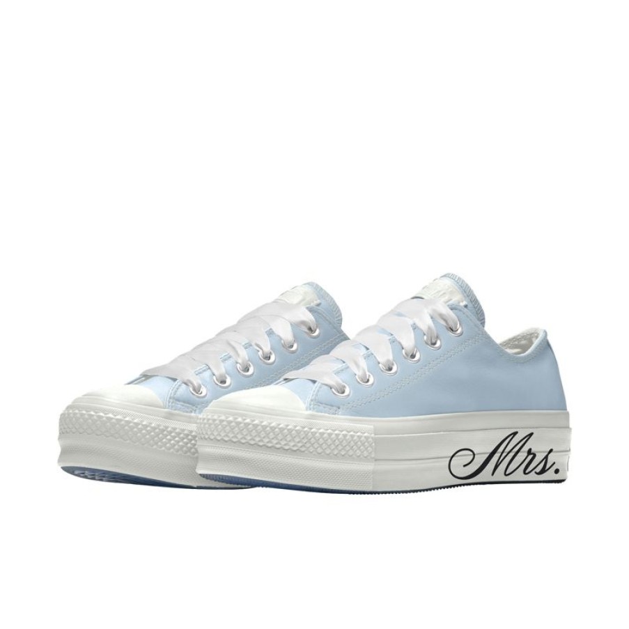 Mujer Converse Personalizar | Custom Chuck Taylor All Star Lift Platform Premium Wedding By You