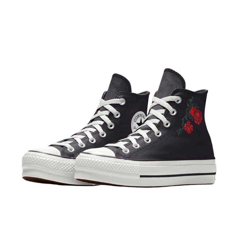 Hombre Converse Chuck Clasicas | Custom Chuck Taylor All Star Lift Platform Embroidery By You