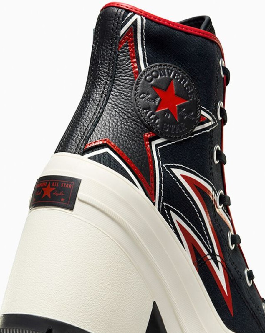 Mujer Converse Plataformas | Chuck 70 De Luxe Heel Moto