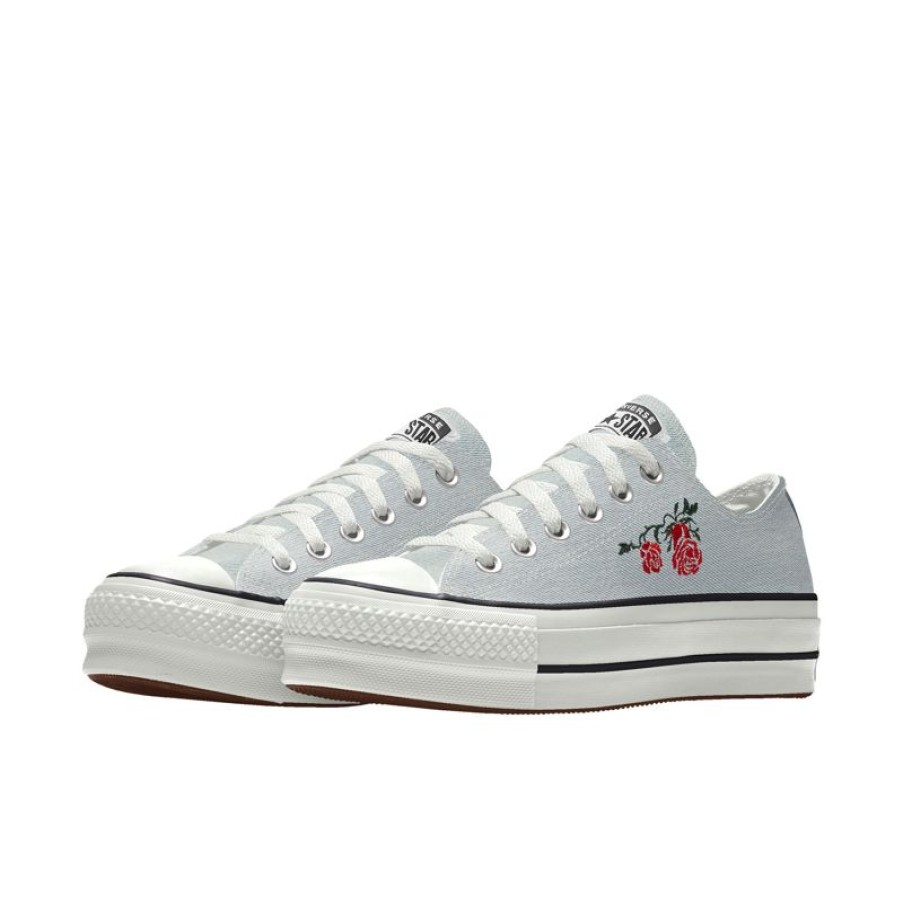 Hombre Converse Corte Bajo | Custom Chuck Taylor All Star Lift Platform Embroidery By You