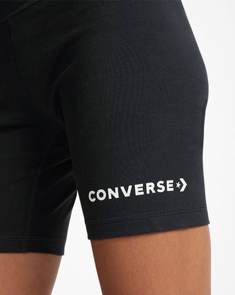 Mujer Converse Pantalones Largos Y Cortos | Pantalon Corto De Ciclismo Wordmark