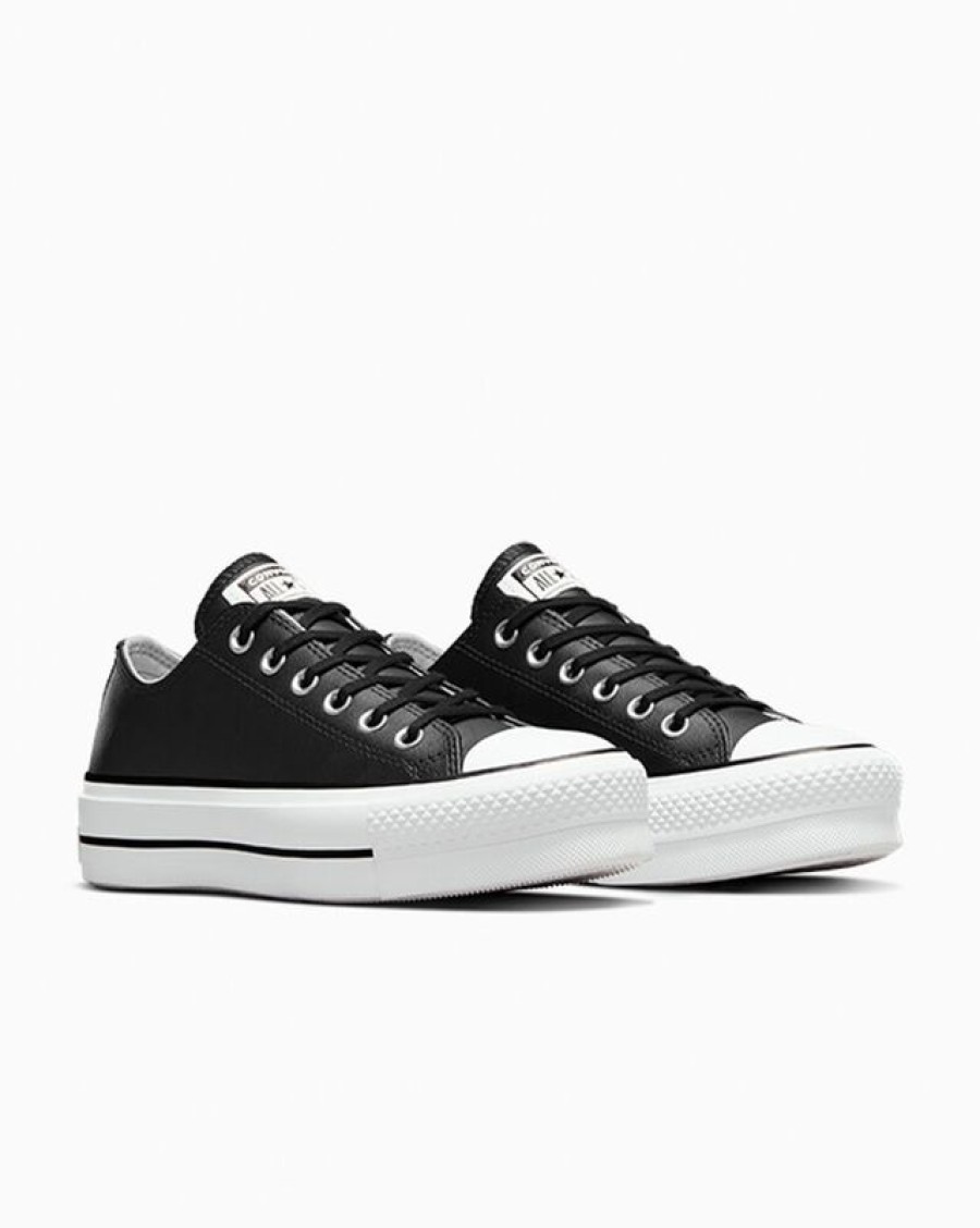 Hombre Converse Corte Bajo | Chuck Taylor All Star Platform Clean Leather