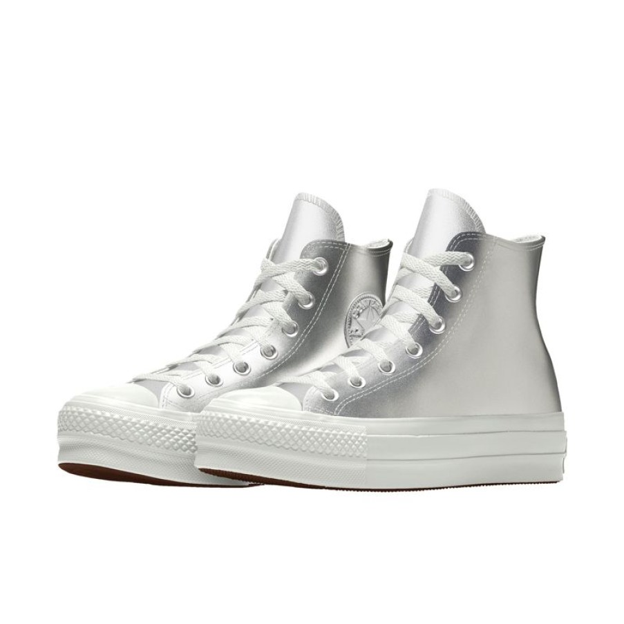 Mujer Converse Corte Bajo | Custom Chuck Taylor All Star Lift Platform Leather By You