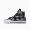 Mujer Converse Corte Alto | Chuck Taylor All Star Lift Platform Faux Leather & Tartan