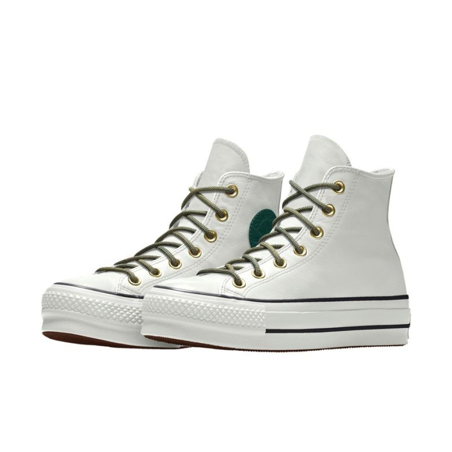 Hombre Converse Plataformas | Custom Chuck Taylor All Star Lift Platform Leather By You