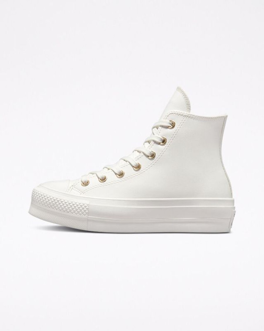 Mujer Converse Plataformas | Chuck Taylor All Star Lift Platform Mono White