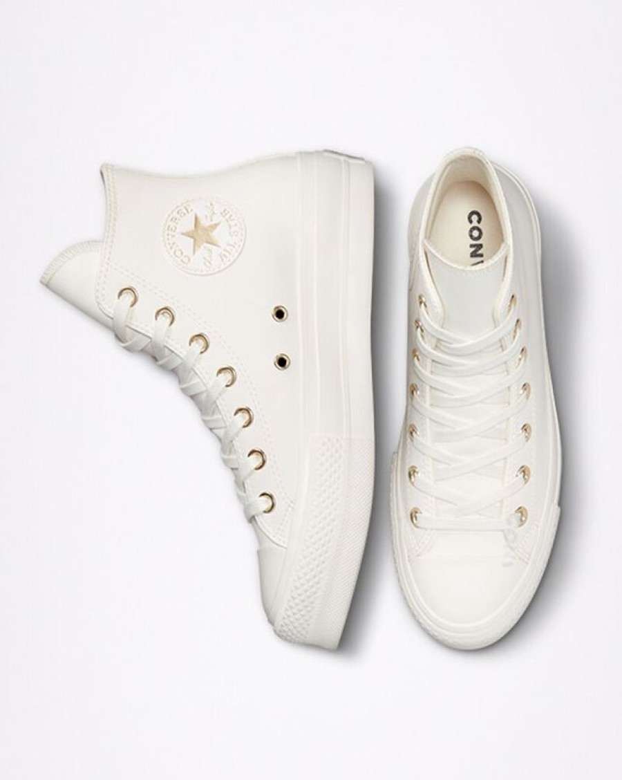 Mujer Converse Plataformas | Chuck Taylor All Star Lift Platform Mono White