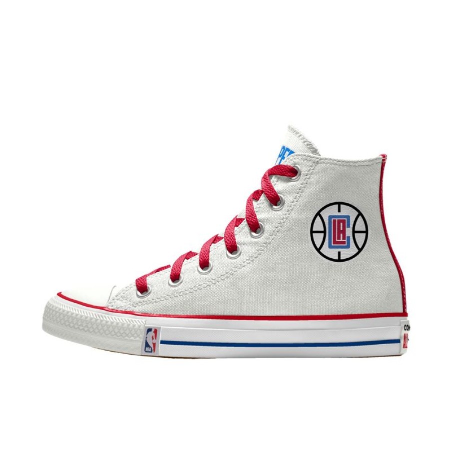 Mujer Converse Chuck Cl Sicas | Custom Chuck Taylor All Star NBA By You - Los Angeles Clippers